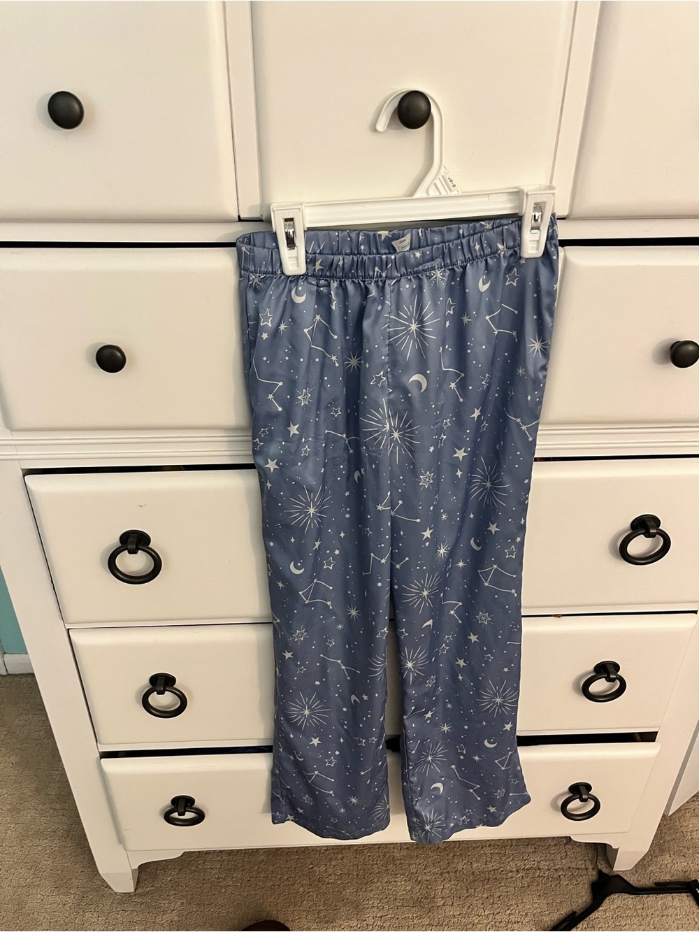 Justice Blue Star & Constellation Pajama Pants